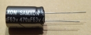 470uF, 63V, LOW ESR, elektrolit kondenzátor