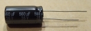 560uF, 35V, LOW ESR, elektrolit kondenzátor