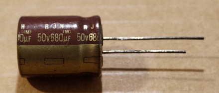 680uF, 50V, LOW ESR, LL, elektrolit kondenzátor