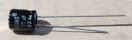 10uF, 63V, SUBMINI, elektrolit kondenzátor