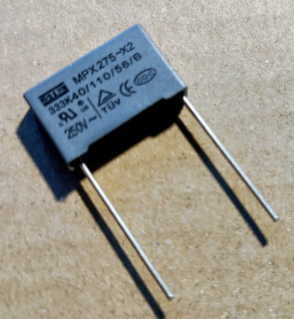33nF, 275V AC, kondenzátor