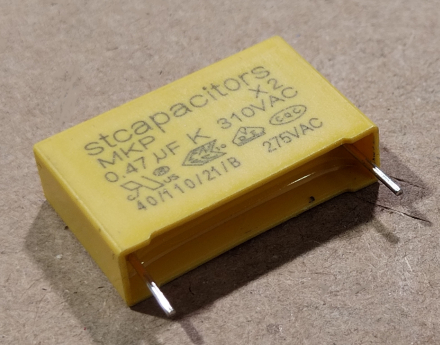 470nF, 310V AC, kondenzátor