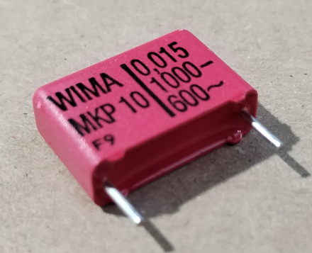 15nF, 1000V, kondenzátor
