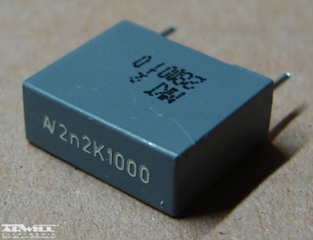 2,2nF, 1000V, kondenzátor