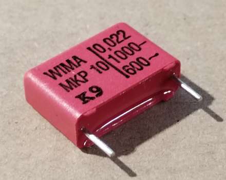 22nF, 1000V, kondenzátor