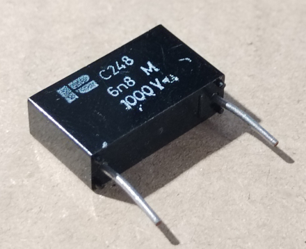 6,8nF, 1000V, kondenzátor
