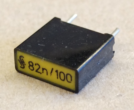 82nF, 100V, kondenzátor