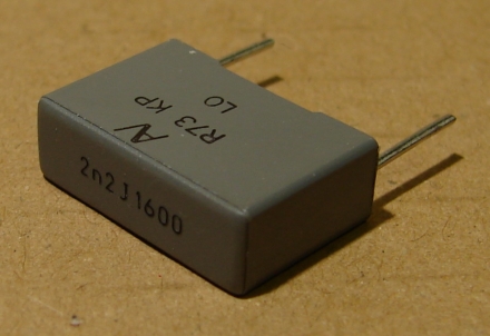 2,2nF, 1600V, kondenzátor