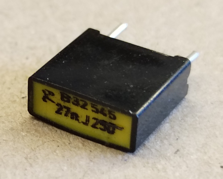 27nF, 250V, kondenzátor