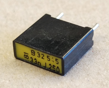 33nF, 250V, kondenzátor