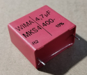 4,7uF, 400V, MKS-4,kondenzátor
