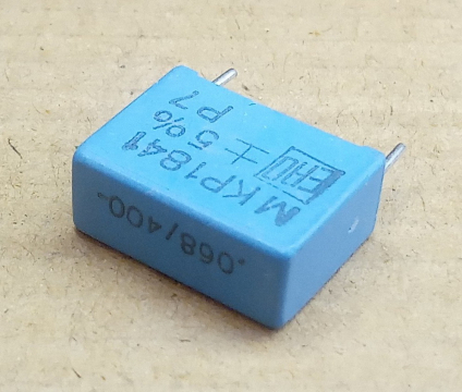 68nF, 400V, kondenzátor