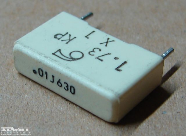 10nF, 630V, kondenzátor
