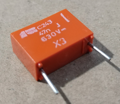 47nF, 630V, kondenzátor