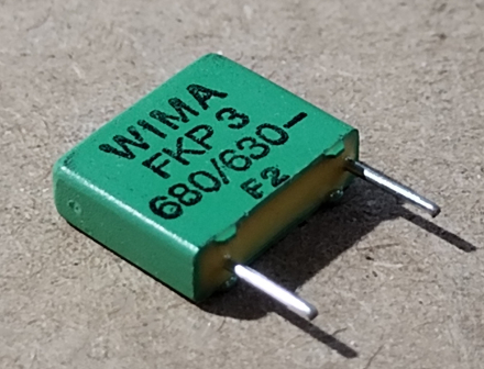 680pF, 630V, kondenzátor