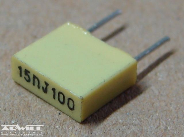 15nF, 100V, kondenzátor