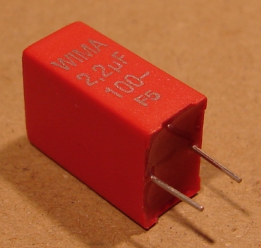 2,2uF, 100V, kondenzátor