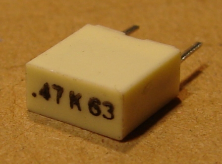 470nF, 63V, kondenzátor