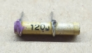 120pF, 250V DC, kerámia kondenzátor