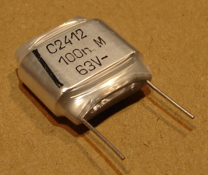 100nF, 63V, kondenzátor
