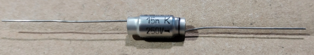 15nF, 250V, kondenzátor