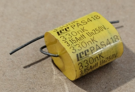 330nF, 250V, kondenzátor