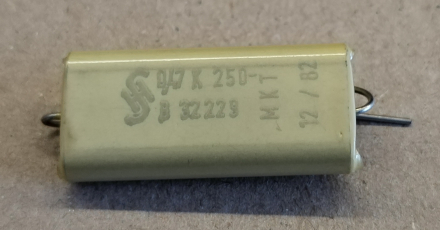 470nF, 250V, kondenzátor
