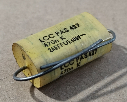 470nF, 400V, kondenzátor