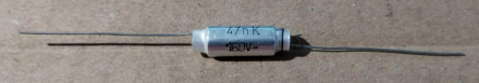47nF, 160V, kondenzátor