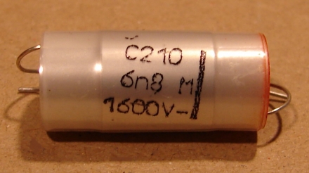 6,8nF, 1600V, kondenzátor