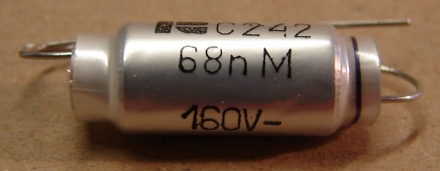 68nF, 160V, kondenzátor