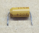 10uF, 20V, tantál kondenzátor