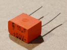 10uF, 50V, tantál kondenzátor
