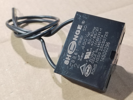 2uF, indító kondenzátor