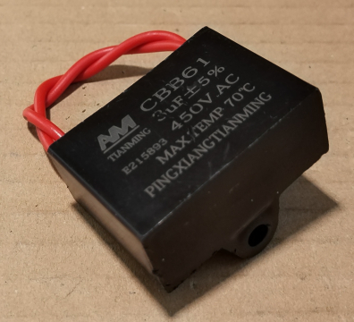 3uF, indító kondenzátor