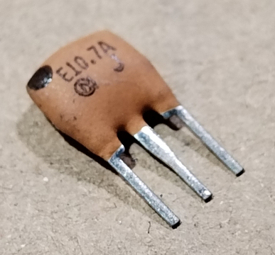 10,7MHz, rezonátor