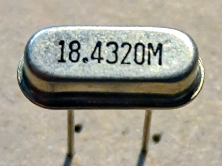 18,432MHz, kvarc