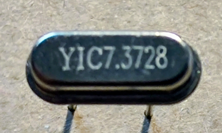 7,3728MHz, kvarc