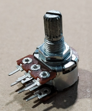 2x500k, LOG, potméter