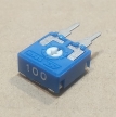 100R, trimmer potméter