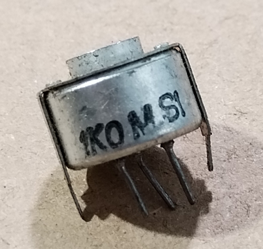 1k, trimmer potméter