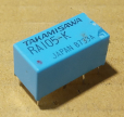 RA105-K relé, 5V, 2x1A