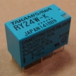 RY24W-K relé, 24V, 2x1A