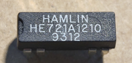 HE721A-1210, reed relé, 12V, 1,2A