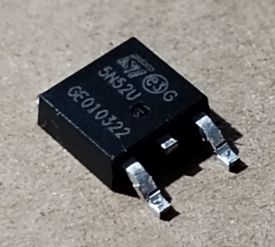STD5N52U, smd mosfet