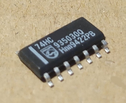 SN74HC74D, smd integrált áramkör
