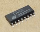 SN74LS175, smd integrált áramkör