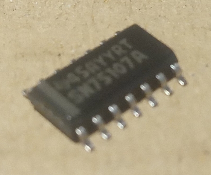 SN75107A, smd integrált áramkör