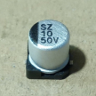 10uF, 50V, smd elektrolit kondenzátor