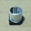 22uF, 35V, smd elektrolit kondenzátor